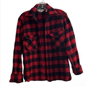 Vintage Woolrich Wool Blend Buffalo Plaid Shacket M